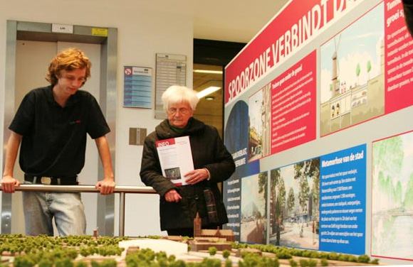 Informatiecentrum Delft Bouwt Ontwerp diverse wanden