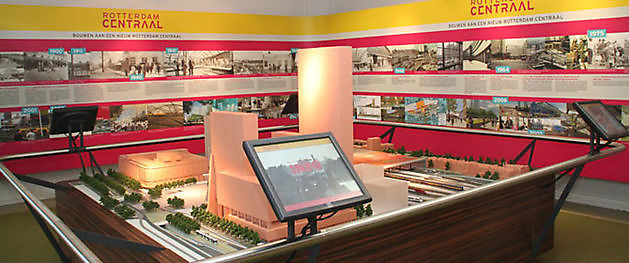 Informatiecentrum Rotterdam CS Ontwerp diverse wanden