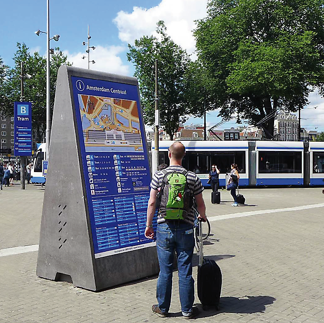 Amsterdam Centraal borden
